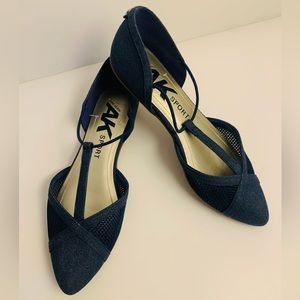Anne Kline Sport (AK Sport) blue flats size 8
